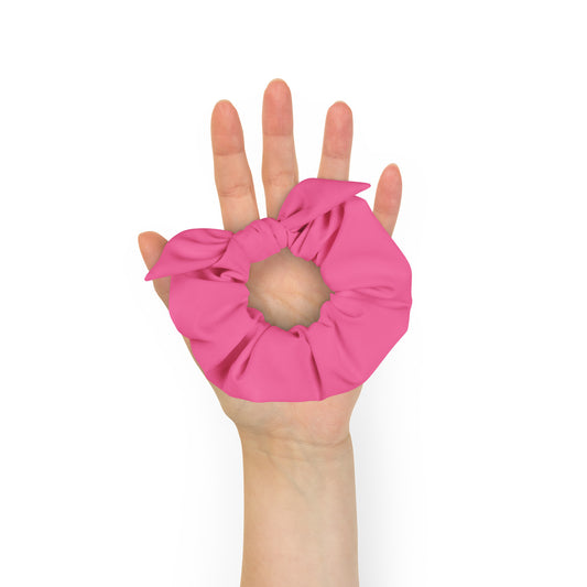 Pink Team Scrunchie